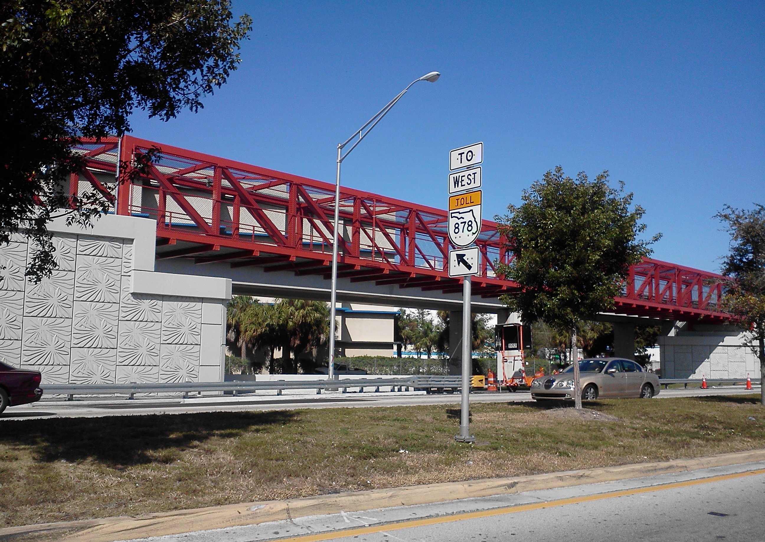MetroPath bridge over Snapper Creek in Kendall Florida area