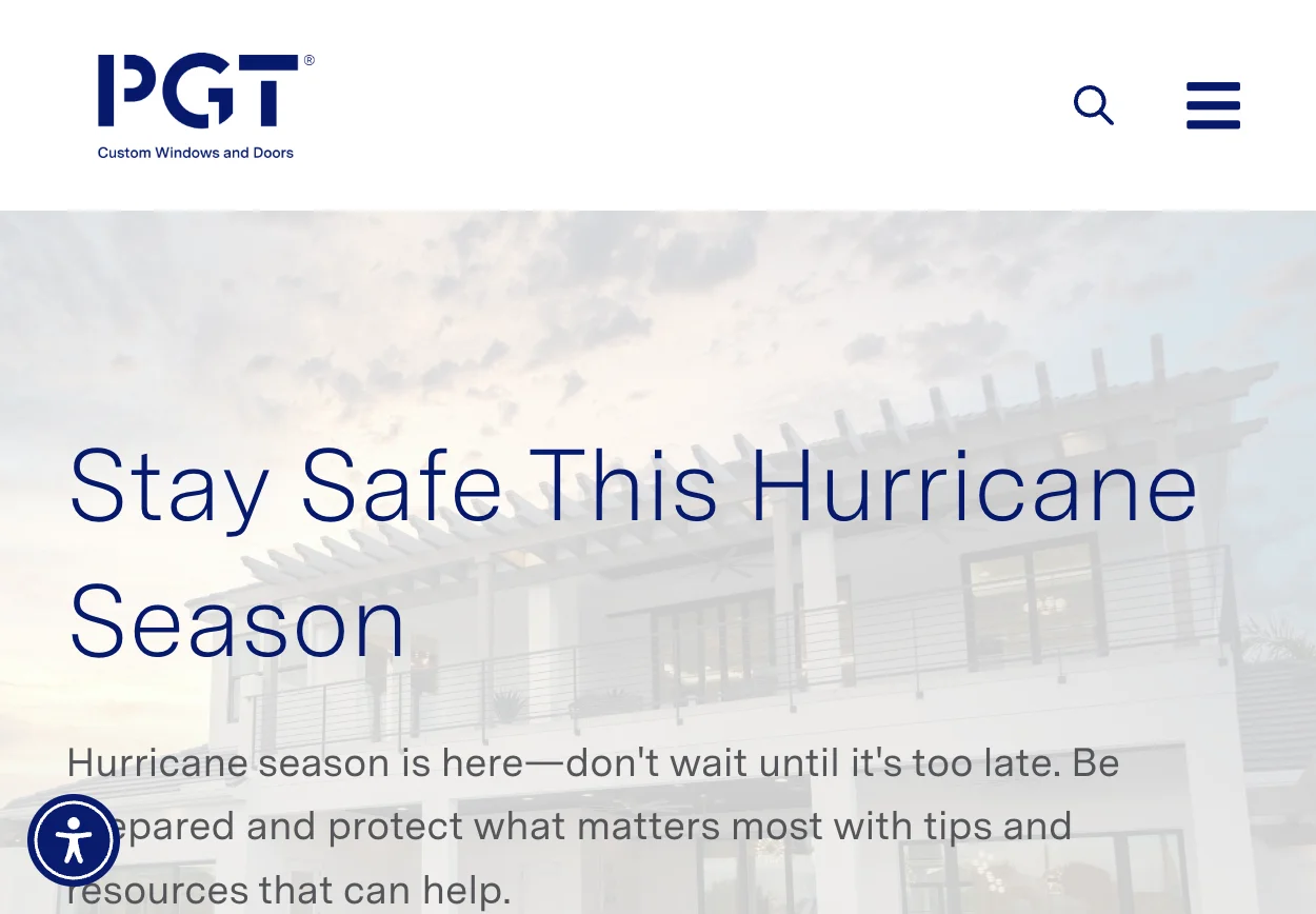 Modern hurricane impact windows on a luxury Pinecrest home